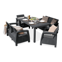 Zestaw ogrodowy CORFU FIESTA II Graphite