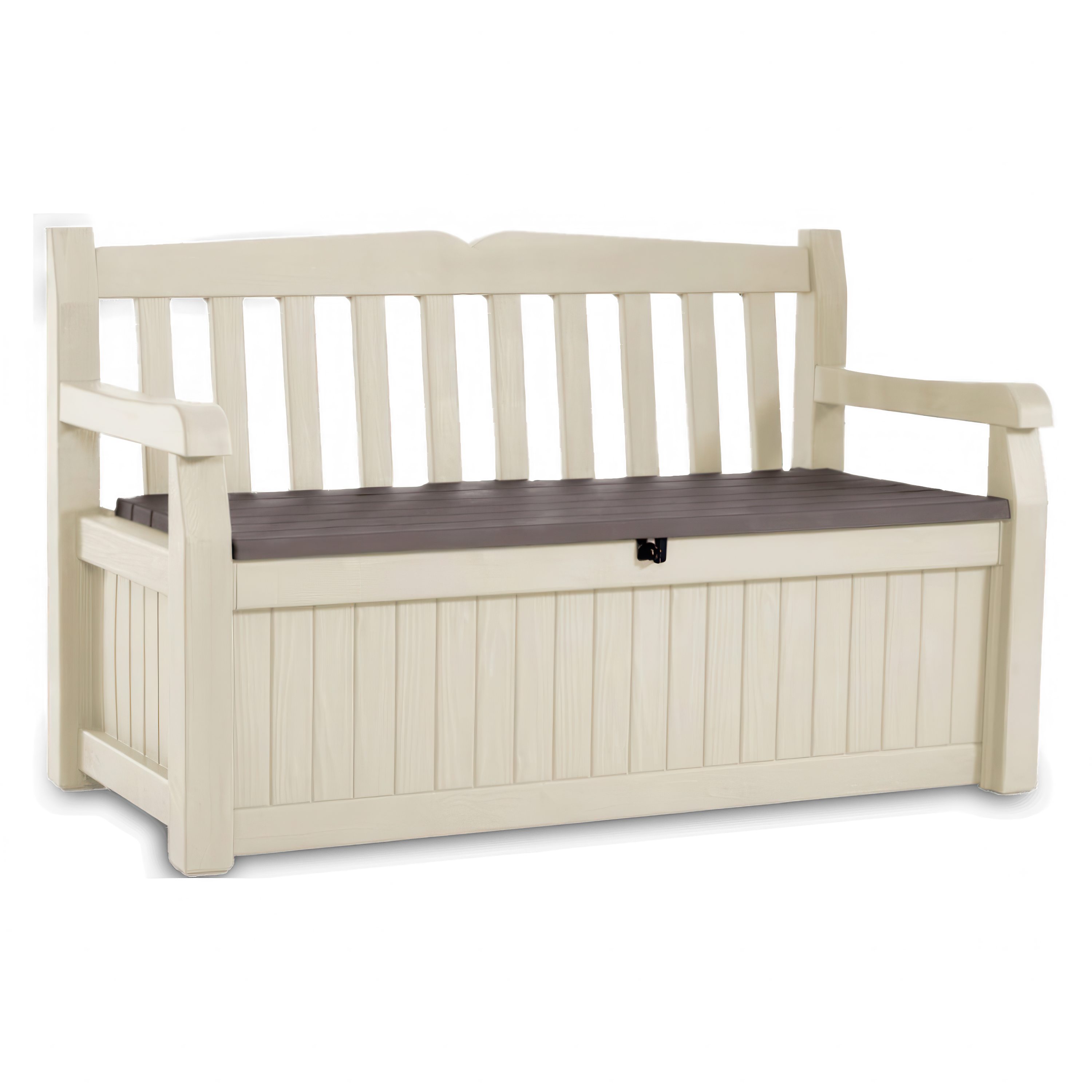 Skrzynia/Ławka Keter EDEN GARDEN BENCH 265L w kolorze jasno-beżowym