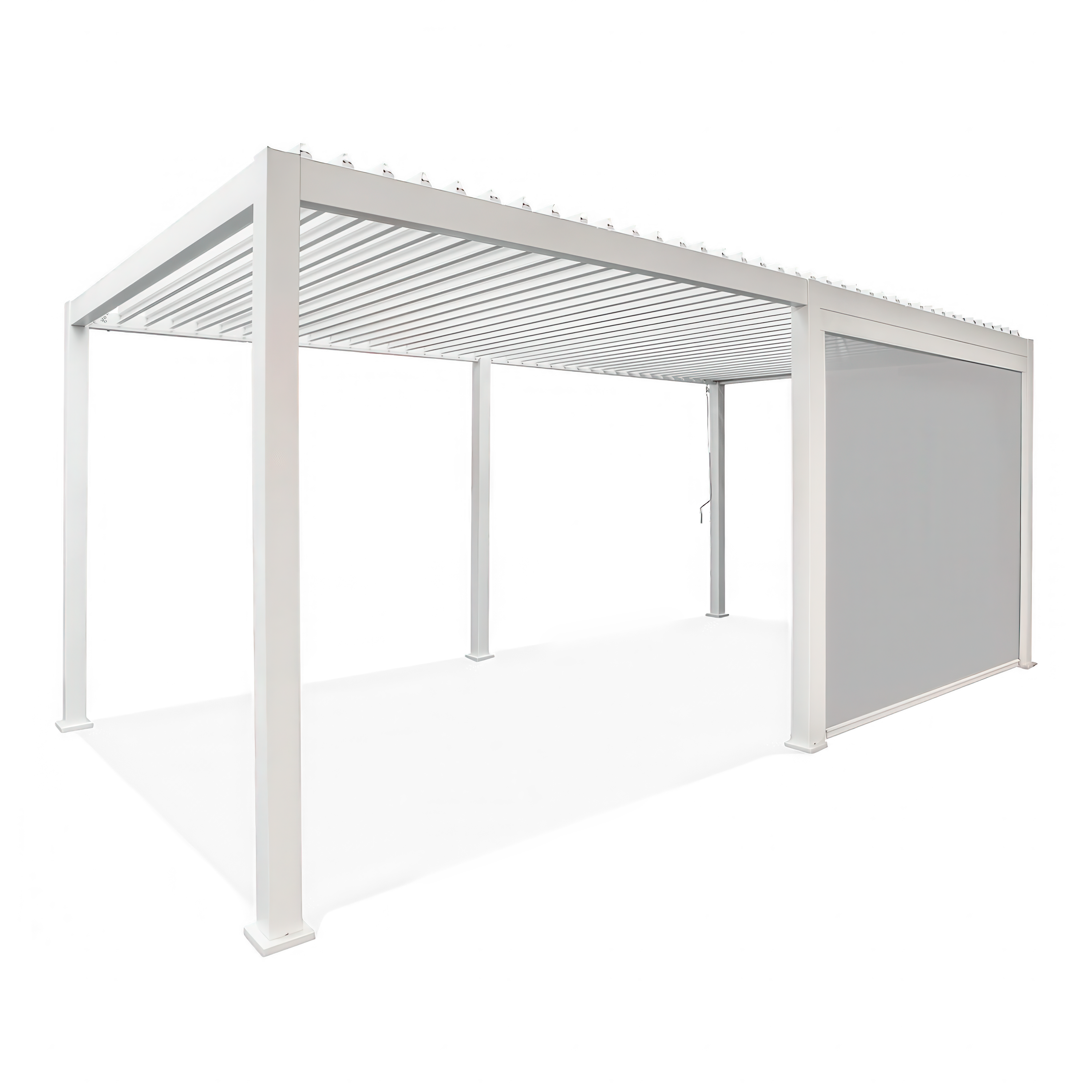 Opuszczana roleta do pergoli Premium White 3m - Gutroof
