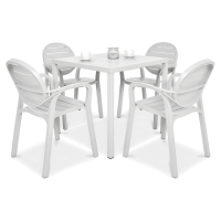 Zestaw Nardi PALMA/CUBE 80 4+1 Bianco