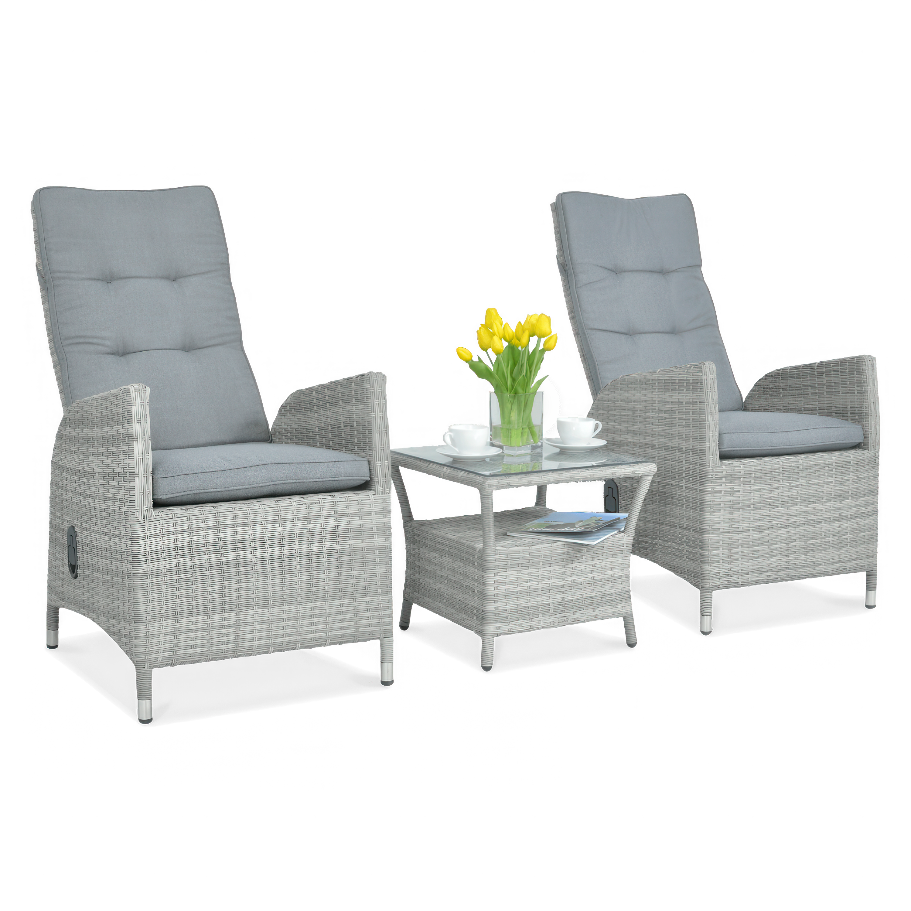 OUTLET Zestaw wypoczynkowy MALTA DUO Stone Grey