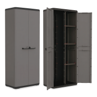 Szafa ogrodowa 166x68 Keter/Kis PIU UTILITY CABINET Szara