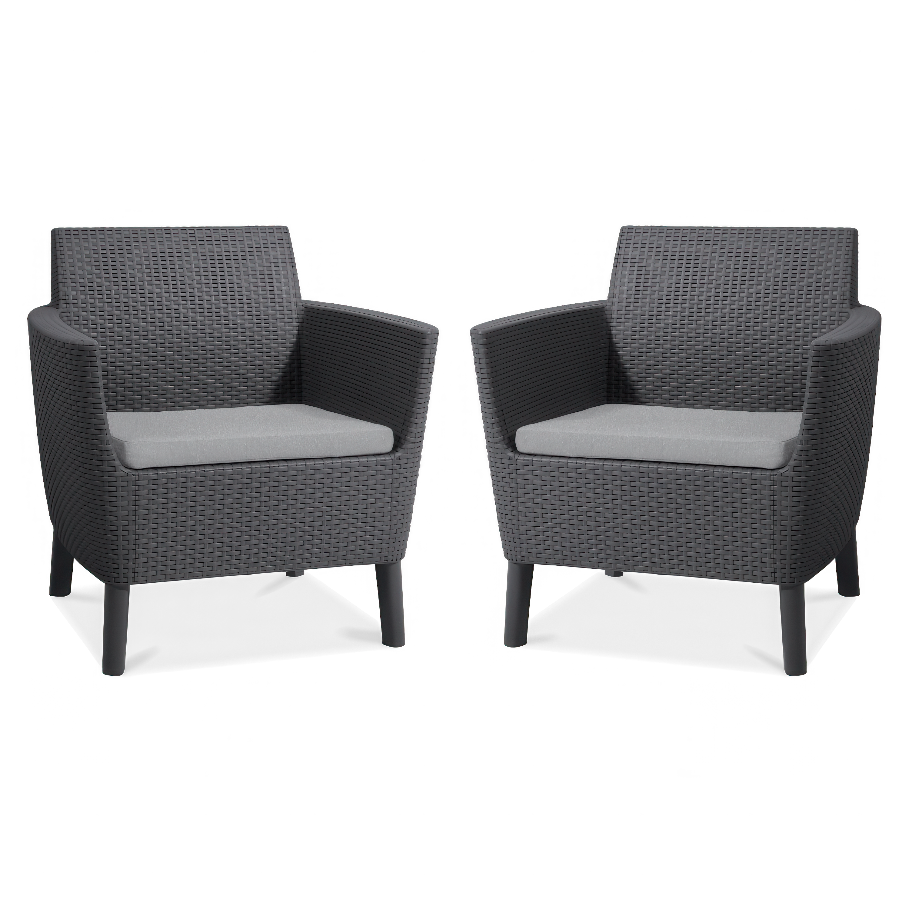 Zestaw balkonowy ogrodowy SALEMO DUO Graphite