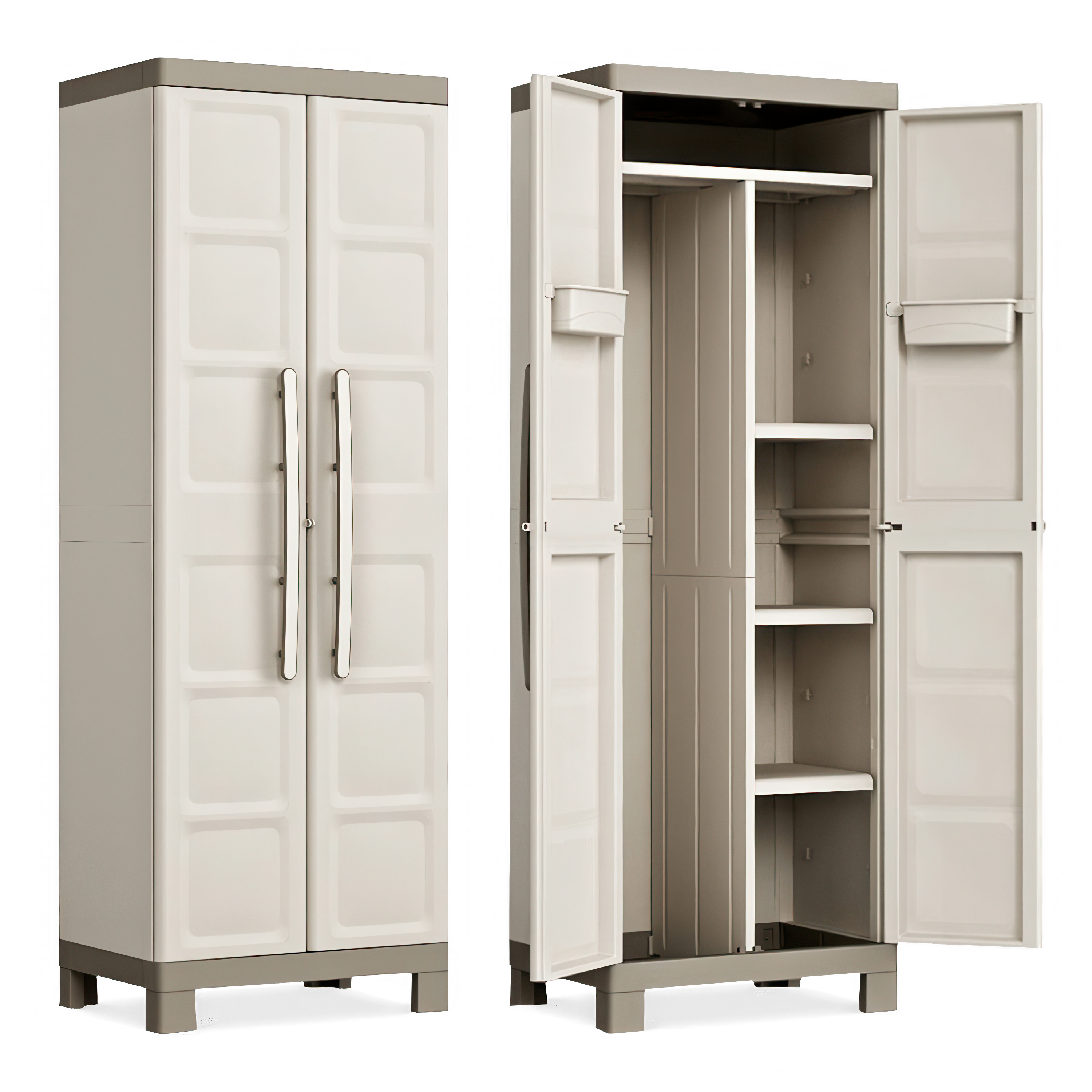 Szafa gospodarcza Keter/Kis EXCELLENCE UTILITY CABINET w odcieniach beżu