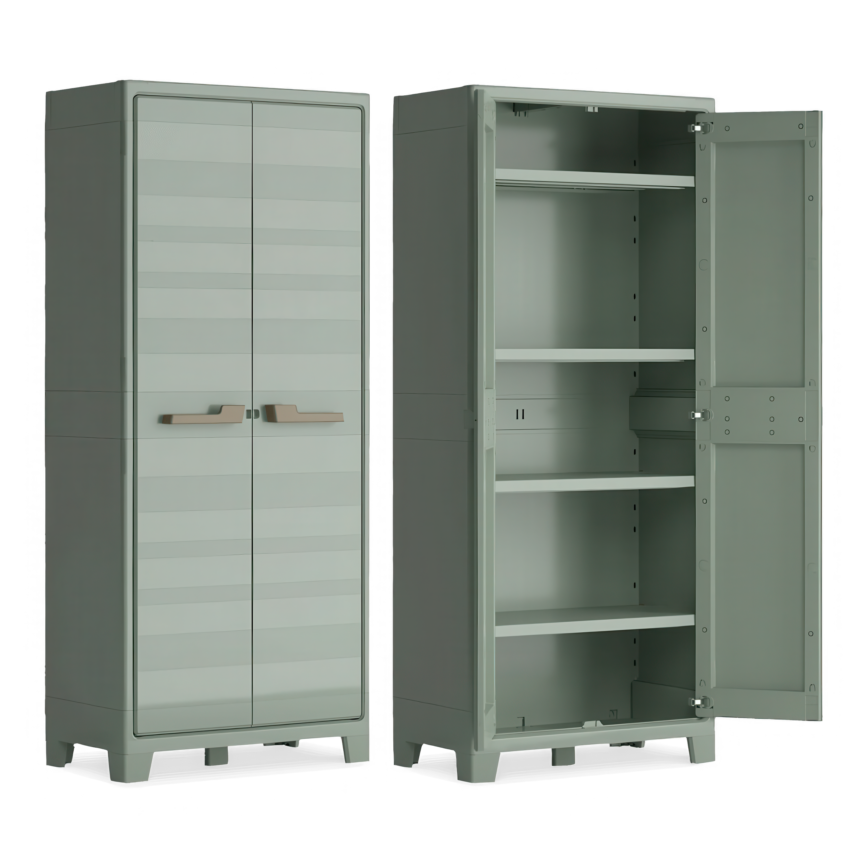 Szafa ogrodowa Keter/Kis PLANET OUTDOOR HIGH CABINET w odcieniach zieleni