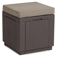 Pufa ze schowkiem CUBE Brown