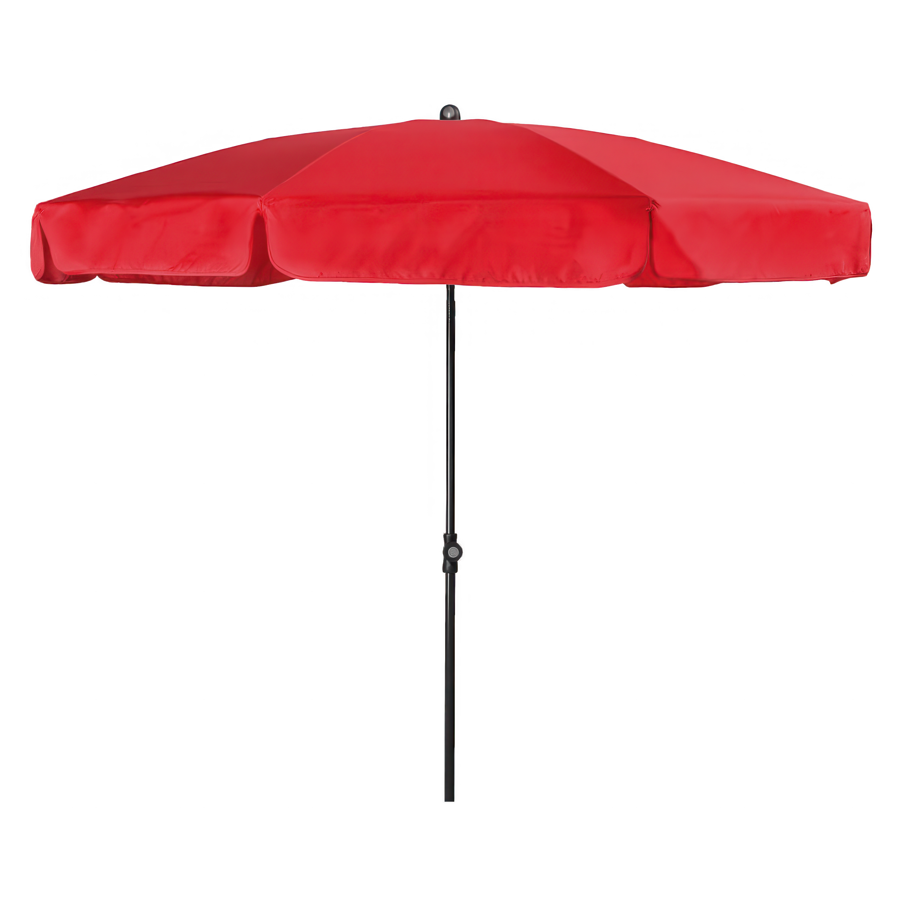 Parasol ogrodowy Doppler SUNLINE 200 NEO Red w kolorze czerwonym z czarnym stelażem i mechanizmem regulacji