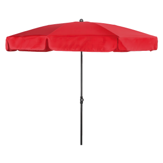Parasol ogrodowy Doppler SUNLINE 200 NEO Red w kolorze czerwonym z czarnym stelażem i mechanizmem regulacji