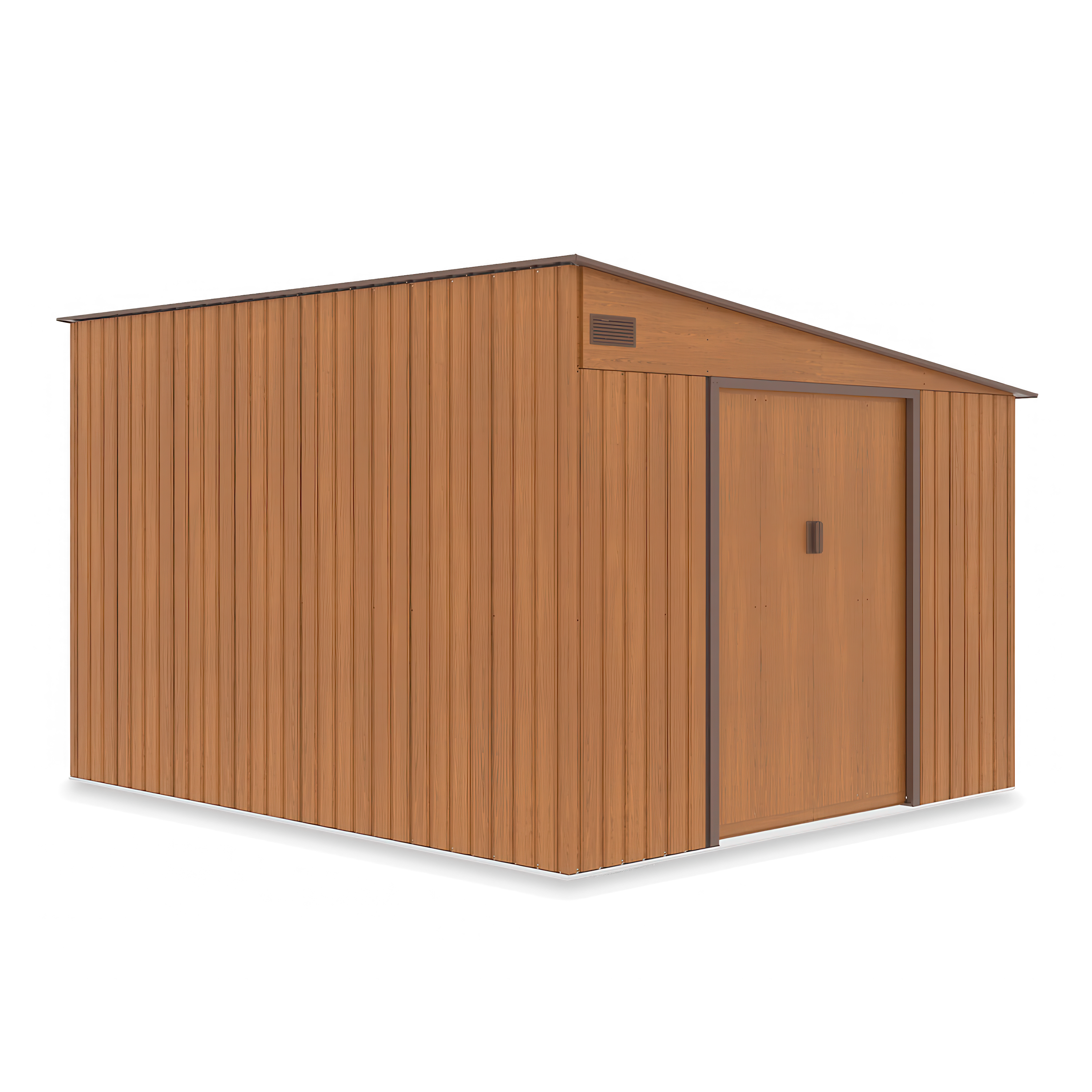 Zdjęcie domku na narzędzia Jasper_279x321_cm_Oak_Brown na białym tle