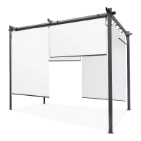 Zadaszenie na taras SPRINT PLUS 3x3 Anthracite/White - HARDMAISTER
