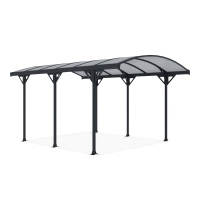 Wiata garażowa NEVADA 5,8x3m Cold Grey - HARDMAISTER