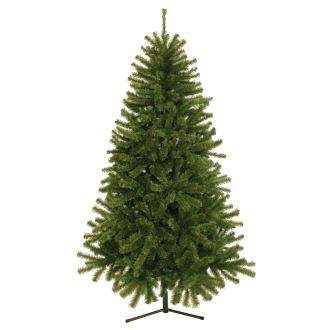 Gęsta sztuczna choinka świerk WINTERBERRY wysoka 250cm ze stojakiem w kolorze zielonym