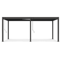 Pergola aluminiowa na ogród ELEGANCE 3x6 Anthracite - Gutroof