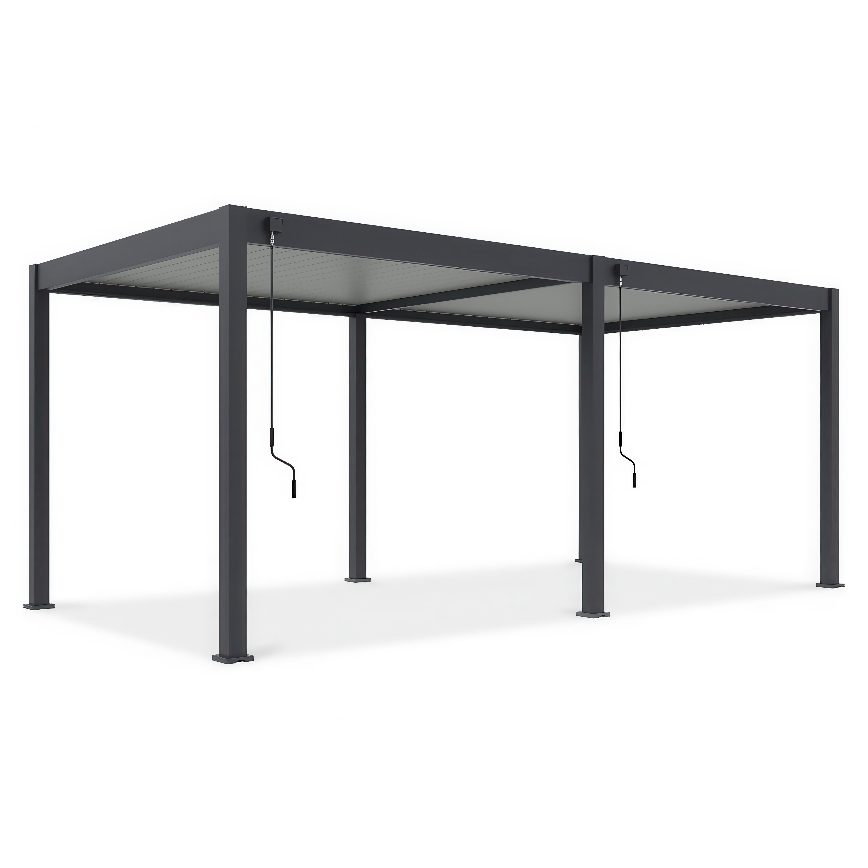 Pergola aluminiowa na ogród  ELEGANCE 3x6 Anthracite/Light Grey - Gutroof