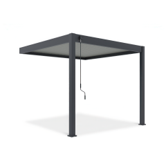 Przyścienna pergola ELEGANCE WALL 3x3 Anthracite/Light Grey - Gutroof