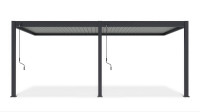 Przyścienna pergola ELEGANCE WALL 3x6 Anthracite/Light Grey - Gutroof