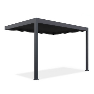 Automatyczna pergola przyścienna z oświetleniem ELEGANCE WALL AUTOMATIC 3x4 Anthracite - Gutroof