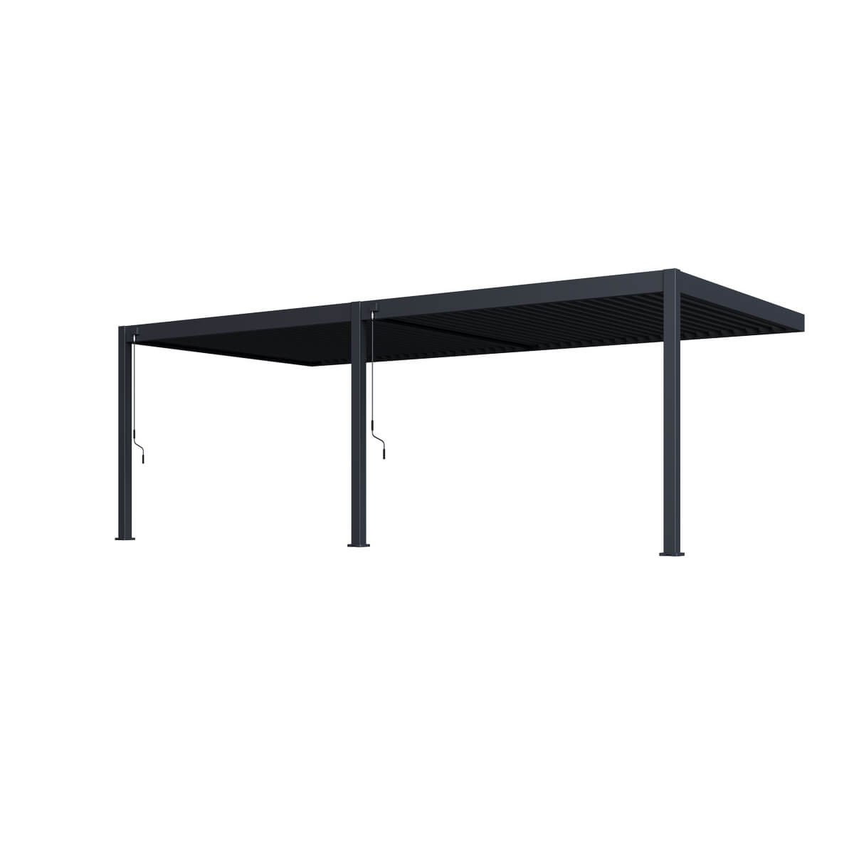 Pergola przyścienna DELUXE Wall 3,6x7,2 Anthracite - Gutroof
