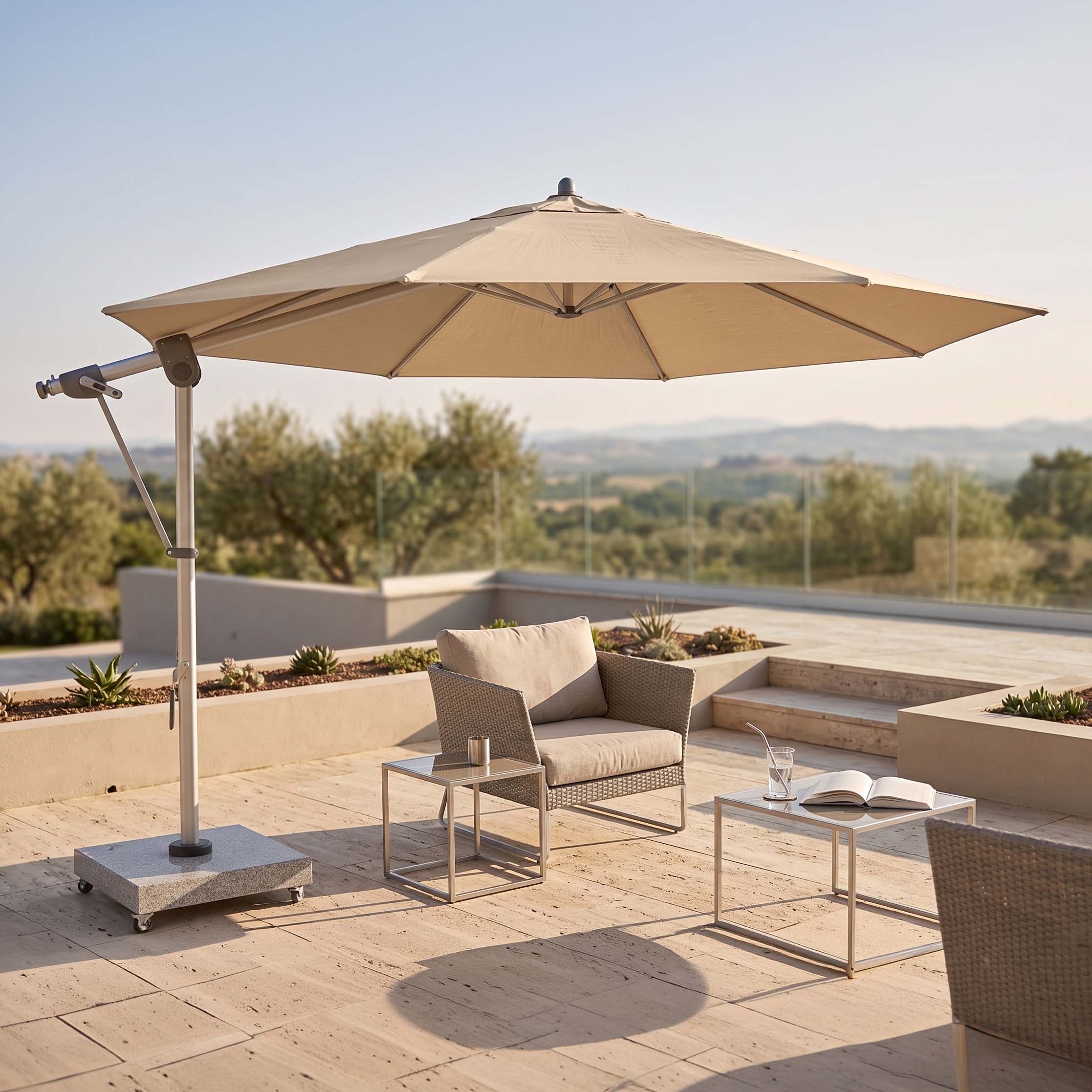 Parasol ogrodowy Doppler EXPERT 350 Beige