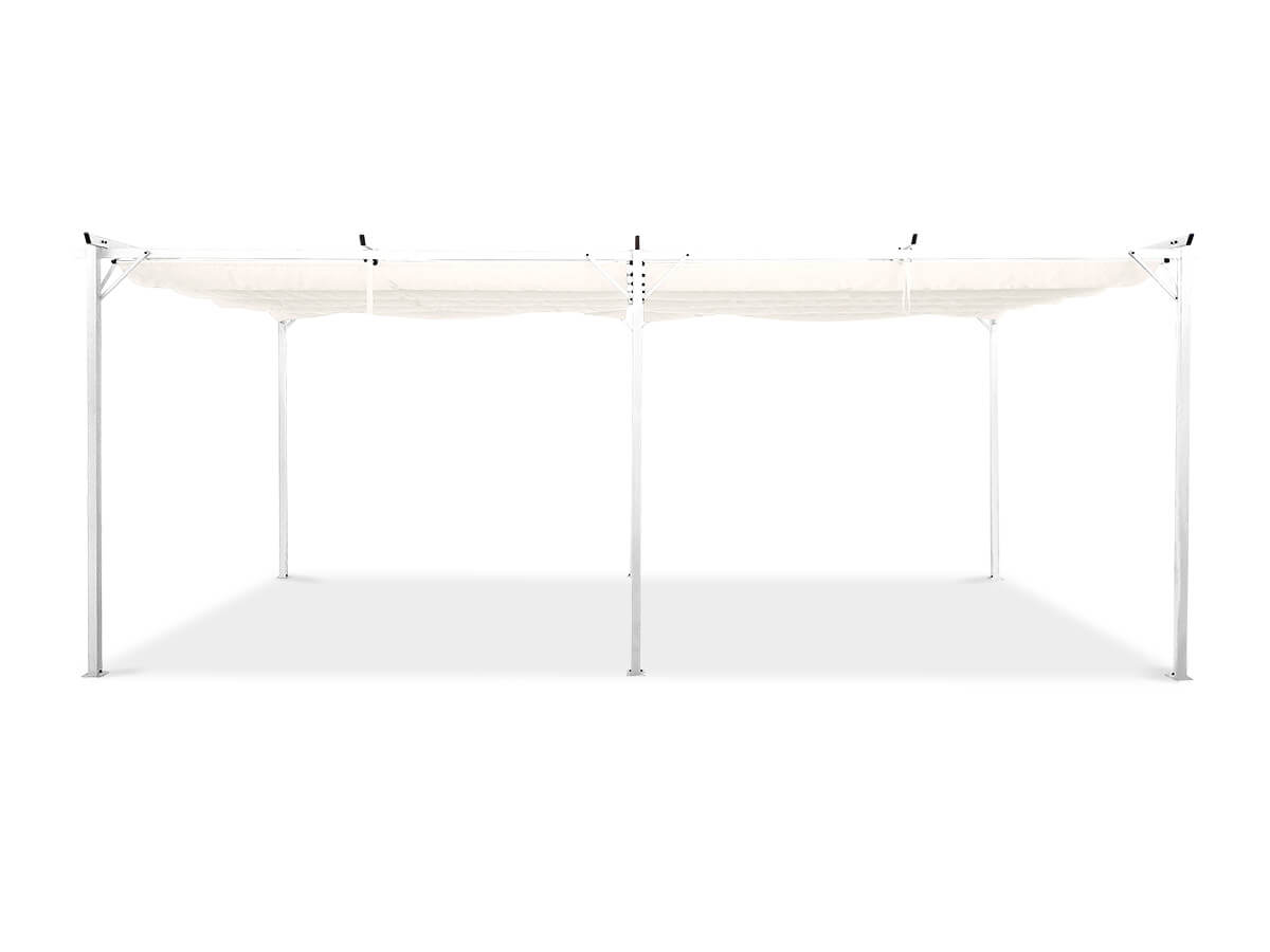 Biała pergola tarasowa sprint 3x6 