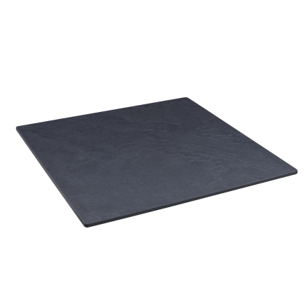 Blat do stolika VENA 70 ANTHRACITE MARBLE Bjørkka o ciemnoszarym, marmurkowym wykończeniu