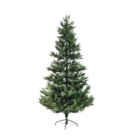 Sztuczna choinka MERRY świerk skandynawski 240 cm z metalowym stojakiem