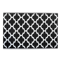 Dywan do ogrodu i na taras 160x230cm Agenda Black - MOODME