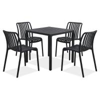 Zestaw ogrodowy RONA LIGHT/BRIS Black – Bjørkka