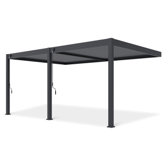 Pergola przyścienna DELUXE Wall 3,6x5,3 Anthracite - Gutroof