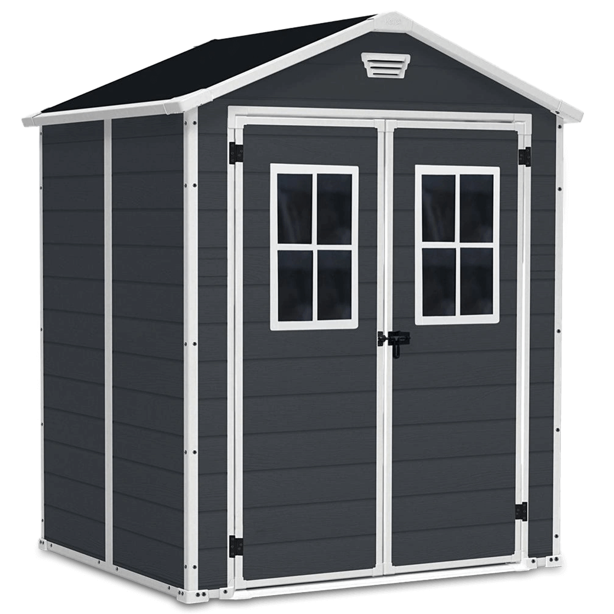 Domek narzędziowy MANOR 6x5 DD Dark Grey 185x152cm Keter