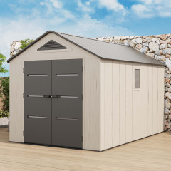 Domek narzędziowy EVEREST 250x444 cm Cold Grey - HARDMAISTER