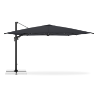 Duży parasol ogrodowy LIFE 300x400 SIDE Antracyt - Doppler