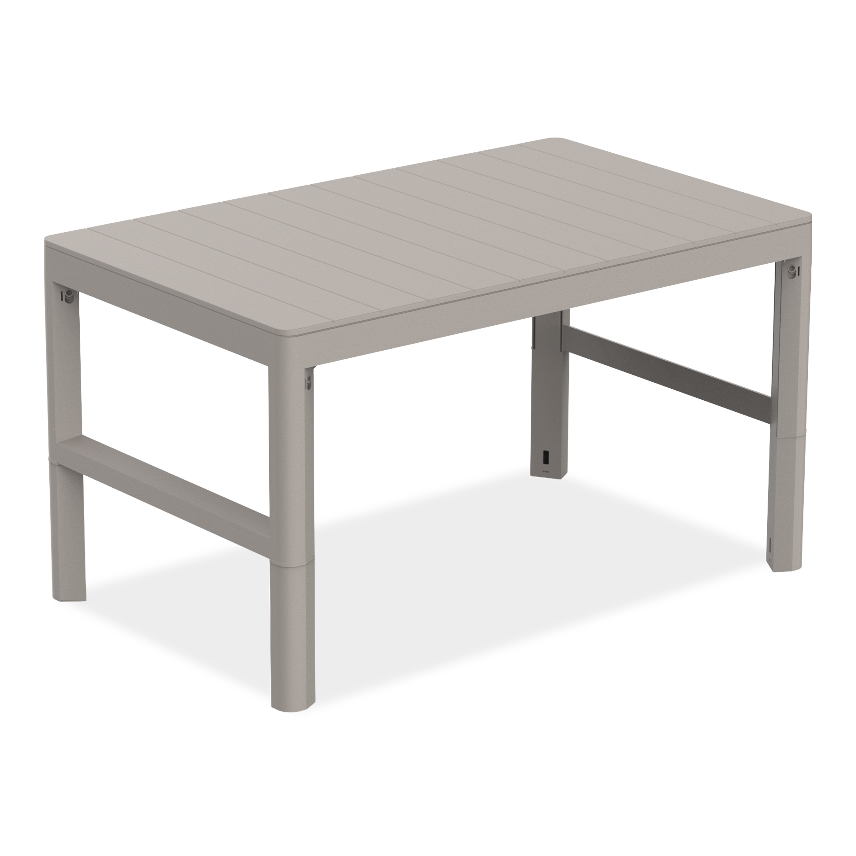 Dwupozycyjny stół LYON REZOLITH Soft Beige - Keter