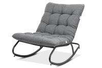 Fotel bujany AGAVA Dark Grey - Bjørkka