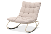 Fotel bujany AGAVA Light Beige - Bjørkka