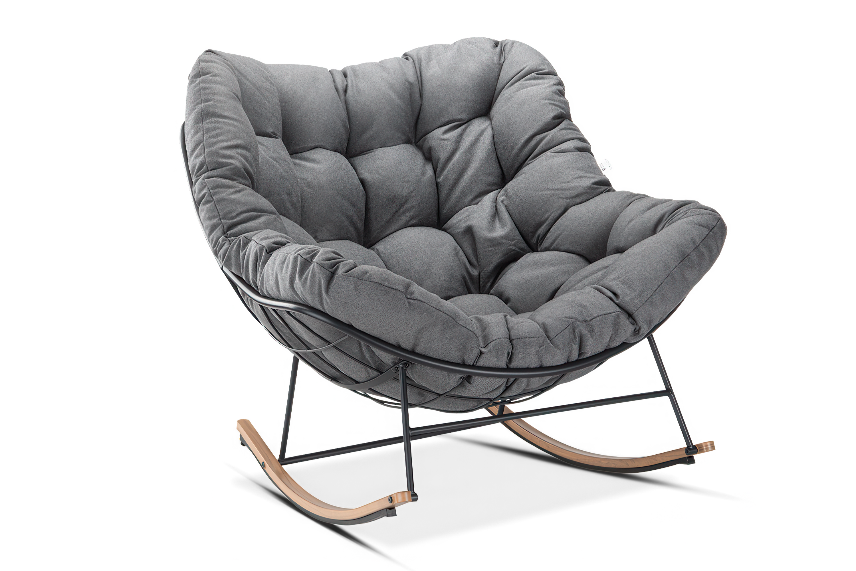 Fotel bujany RONDA Dark Grey - Bjørkka
