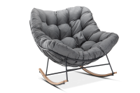 Fotel bujany RONDA Dark Grey - Bjørkka