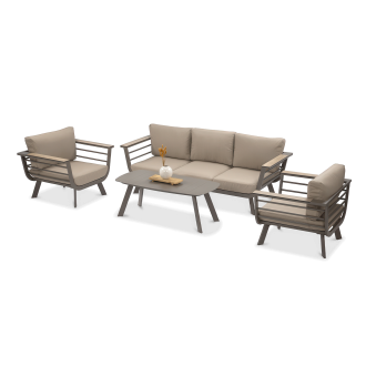 Zestaw ogrodowy ASPEN CAFFE Taupe - Furrore