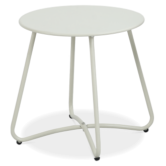 Stolik ogrodowy ART Light Beige, śr. 45cm - Bjørkka