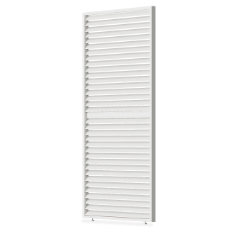 Elegance/Deluxe/Fusion panel żaluzjowy poziomy regulowany, 1.2 m, biały, bez tła
