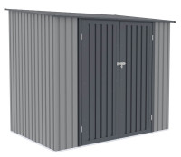 Domek narzędziowy metalowy KENT 222x149cm Light Grey - HARDMAISTER