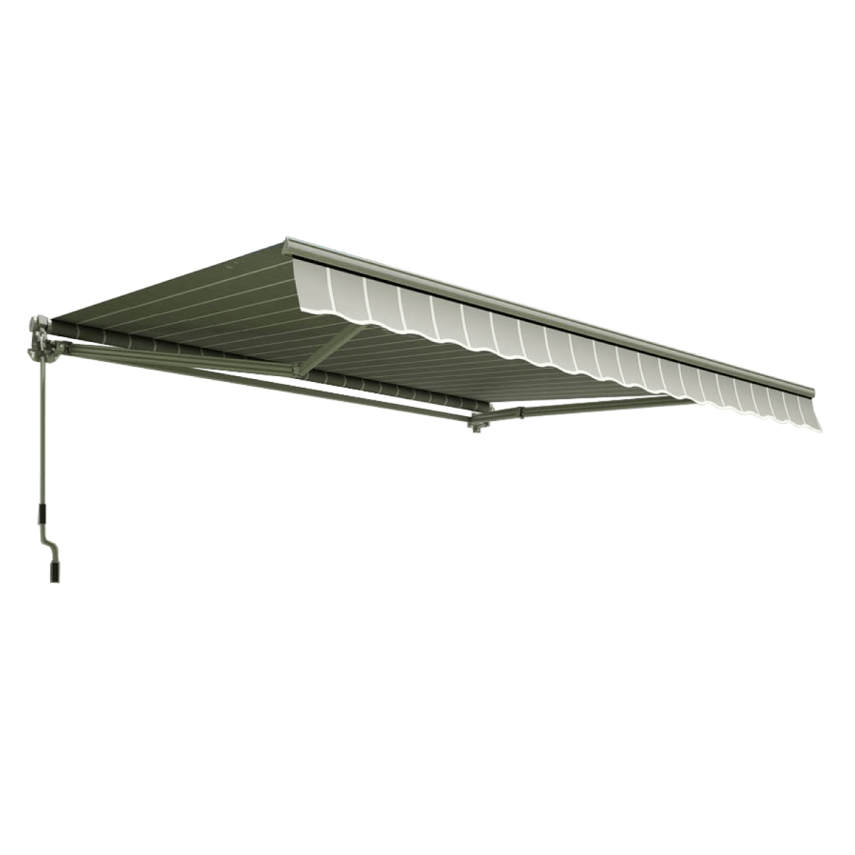Markiza balkonowa CLASSIC 300x250 Grey/White - Gutroof