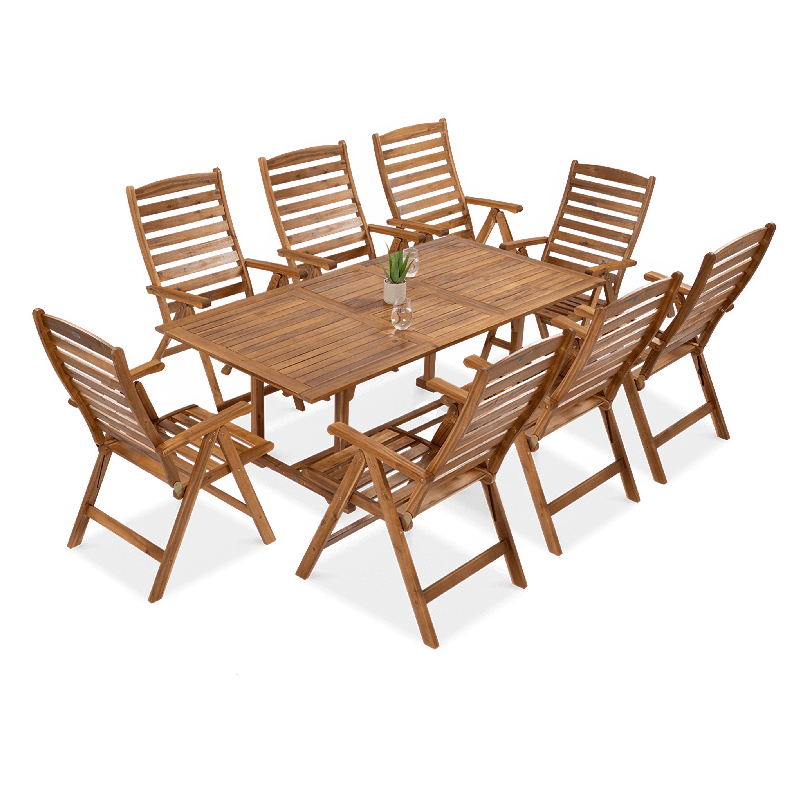 Meble jadalniane drewniane AKADIA DINING 200/8+1 - Bjørkka