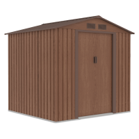 Domek schowek ogrodowy VECTOR 201x181 cm Walnut - Hardmaister