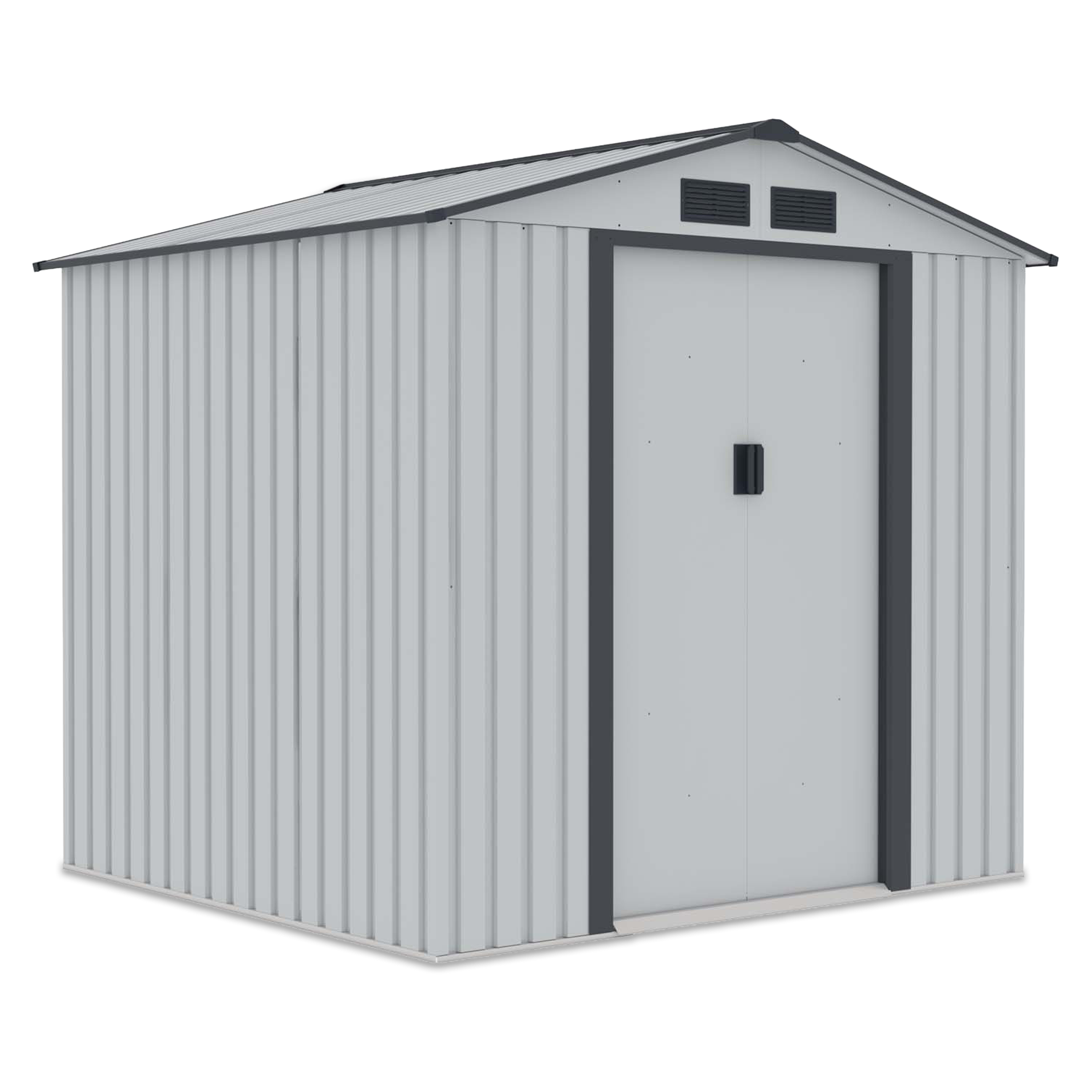 Domek narzędziowy ogrodowy VECTOR 201x181 cm Light Grey - Hardmaister