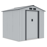 Domek narzędziowy ogrodowy VECTOR 201x181 cm Light Grey - Hardmaister