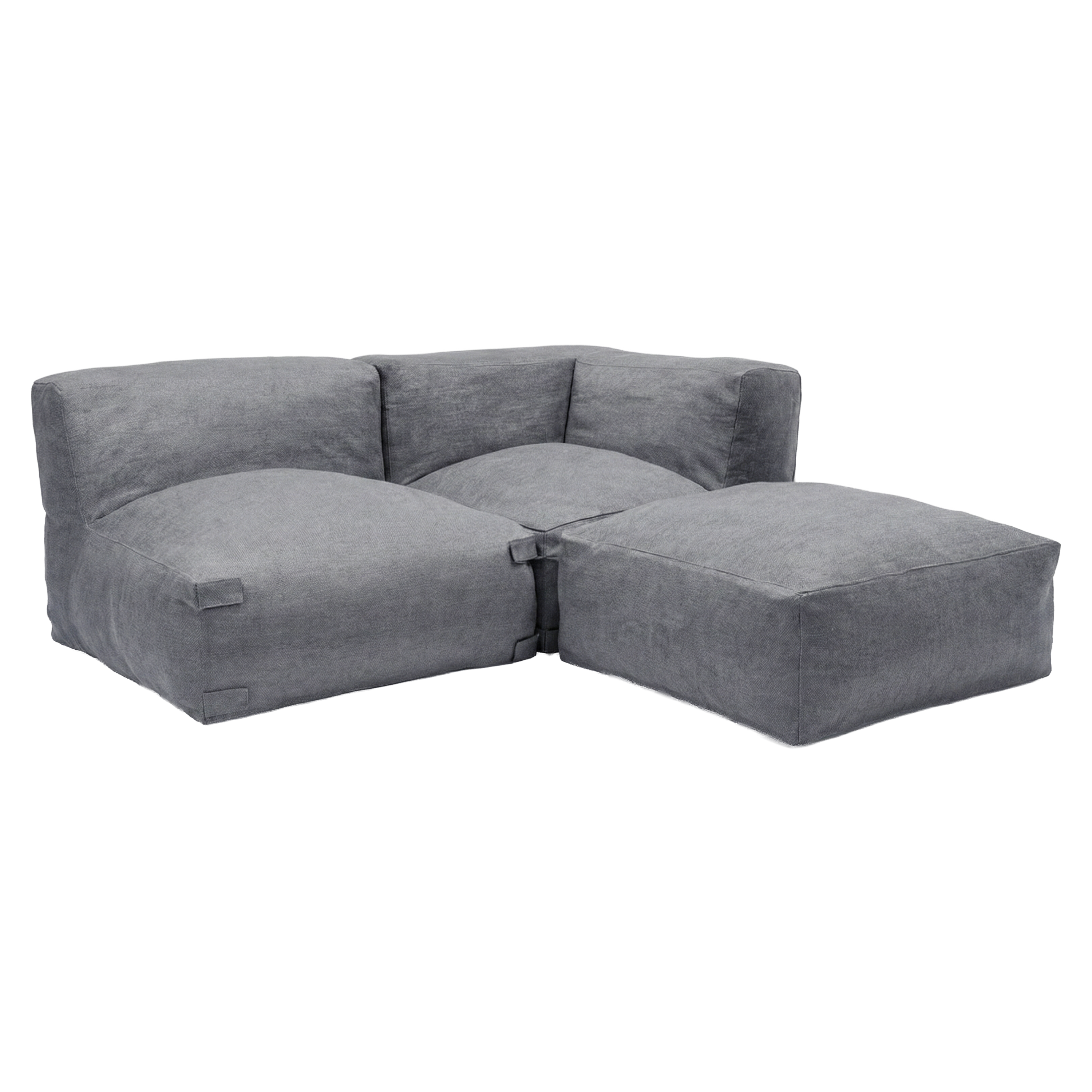 Narożnik modułowy ogrodowy ALORA Lite Grey - Bjørkka