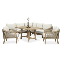 Narożnik ogrodowy z drewna akacjowego MARIGOLD dining - FURRORE