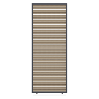 Panel żaluzjowy poziomy regulowany do pergoli ELEGANCE/DELUXE/FUSION 1 m Woodgrain - Gutroof