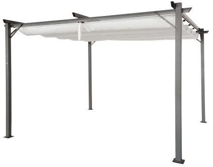 Pergola na taras SPRINT 3x4m Antracyt/Biały Hardmaister